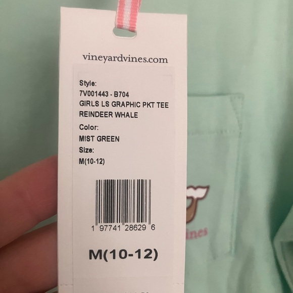 Vineyard Vines Girls Long Sleeve Tee - Picture 4 of 4